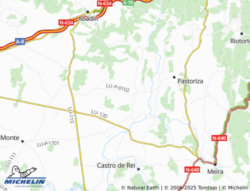 MICHELIN San Martiño de Corvelle (San Martiño) map - ViaMichelin
