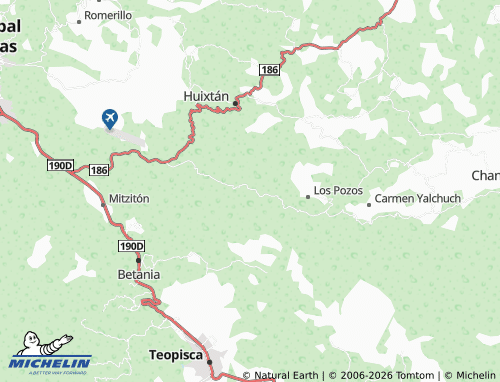 Mapa MICHELIN San José Yasthinin - ViaMichelin
