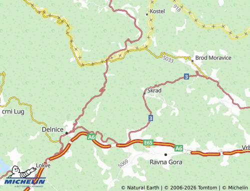 Carte MICHELIN Buzin - ViaMichelin