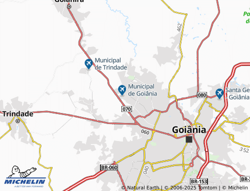 MICHELIN Residencial Mansões Paraíso map - ViaMichelin