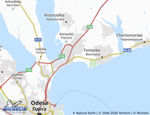 Mapa MICHELIN Kryzhanivka - ViaMichelin