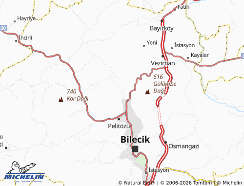 MICHELIN-Landkarte Gülümbe - ViaMichelin