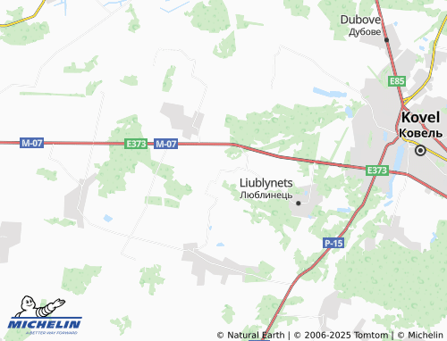 MICHELIN Kalynivka map - ViaMichelin