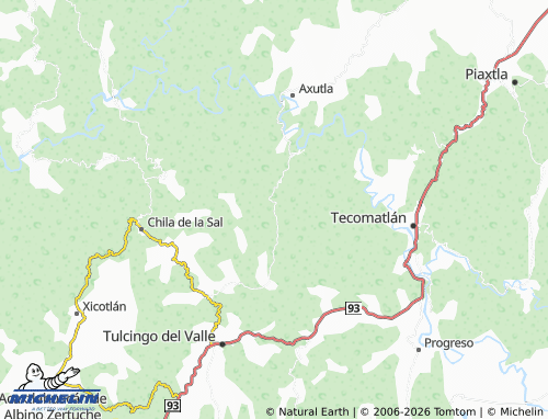 Mappa MICHELIN Tlaxixinca - ViaMichelin