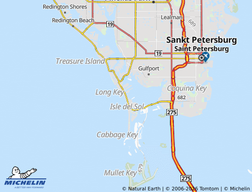 Carte MICHELIN Saint Pete Beach - ViaMichelin