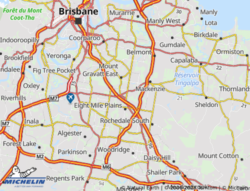 Mapa MICHELIN Upper Mount Gravatt - ViaMichelin