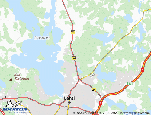 MICHELIN Tervamäki map - ViaMichelin