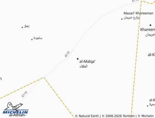 MICHELIN-Landkarte al-Malqa' - ViaMichelin