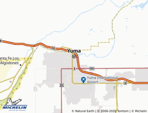 Kaart MICHELIN Yuma - ViaMichelin