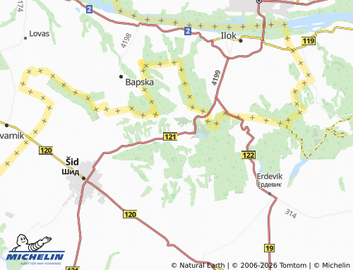 MICHELIN-Landkarte Sot - ViaMichelin
