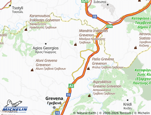 MICHELIN Milia map - ViaMichelin