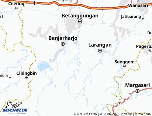 MICHELIN Buara map - ViaMichelin