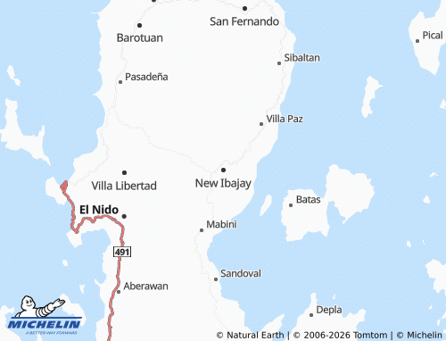 MICHELIN New Ibajay map - ViaMichelin