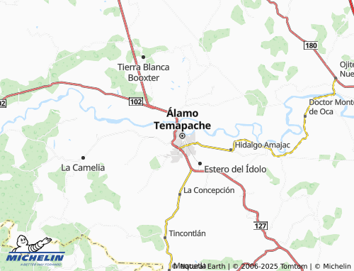 Mapa MICHELIN General Lázaro Cárdenas del Río - ViaMichelin