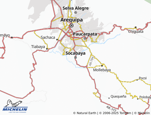 Mapa MICHELIN Socabaya - ViaMichelin
