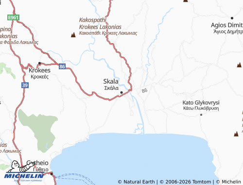 MICHELIN Skala map - ViaMichelin