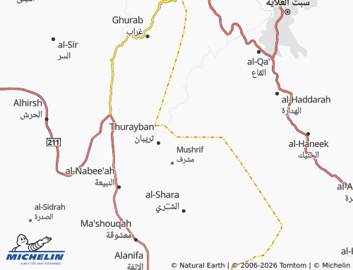 MICHELIN-Landkarte Al Amir - ViaMichelin