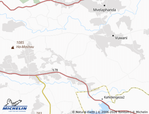 MICHELIN-Landkarte Kurhuleni Block A - ViaMichelin