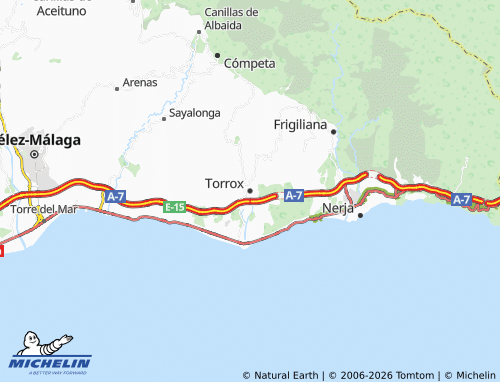 Kaart MICHELIN Torrox - ViaMichelin