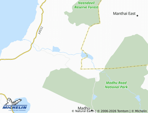 Mapa MICHELIN Periyamadhu West - ViaMichelin