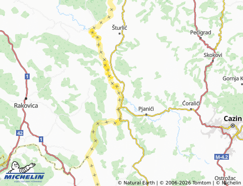 Mappa MICHELIN Tržac - ViaMichelin