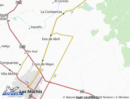 MICHELIN-Landkarte Cerrillos, Campo 35 - ViaMichelin