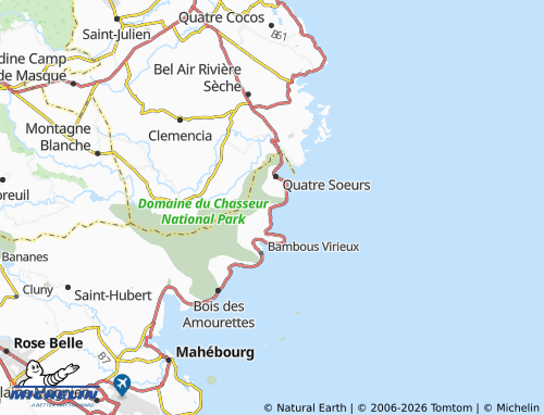 MICHELIN Grand Sable map - ViaMichelin