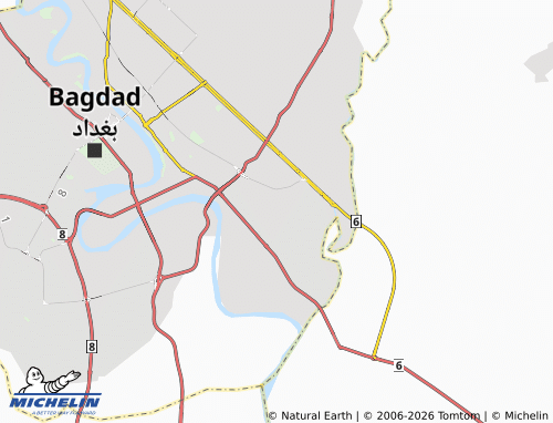 Mappa MICHELIN Mu'askar al-Rasheed - ViaMichelin
