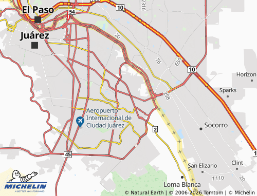 Mapa MICHELIN Rincón del Oriente - ViaMichelin