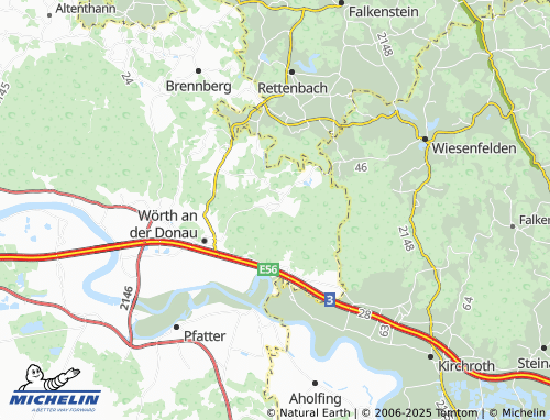 MICHELIN-Landkarte Hungersacker - ViaMichelin