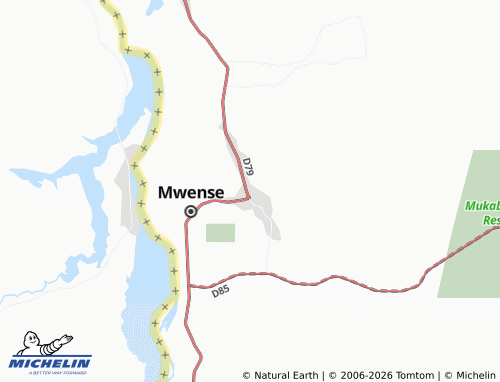 Mapa MICHELIN Nsakaluba - ViaMichelin
