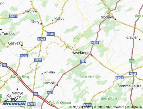 MICHELIN Montegnet map - ViaMichelin