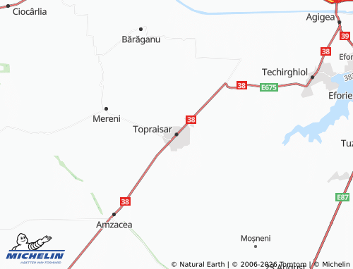 MICHELIN Topraisar map - ViaMichelin