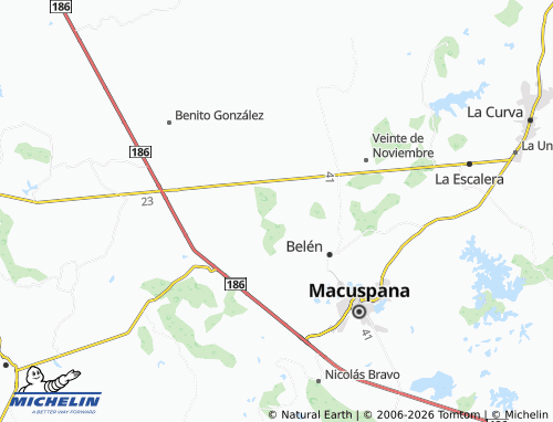 Mappa MICHELIN Colonia Buergos - ViaMichelin