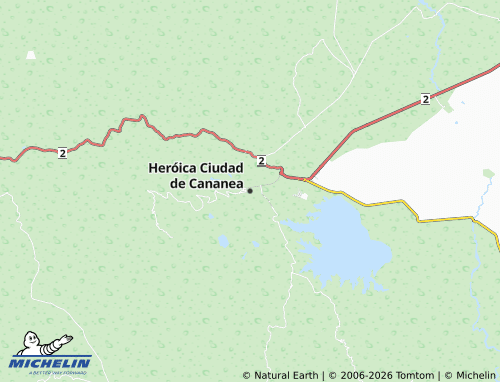 MICHELIN Heróica Ciudad de Cananea map - ViaMichelin