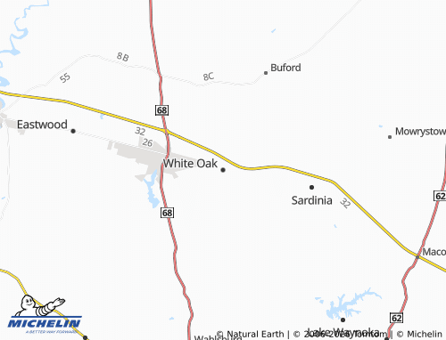 Mappa MICHELIN White Oak - ViaMichelin