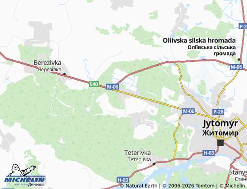 Mapa MICHELIN Ivanivka - ViaMichelin