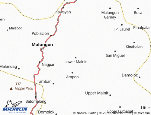 MICHELIN-Landkarte Lower Mainit - ViaMichelin