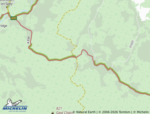 Carte MICHELIN Bridge of Brown - ViaMichelin