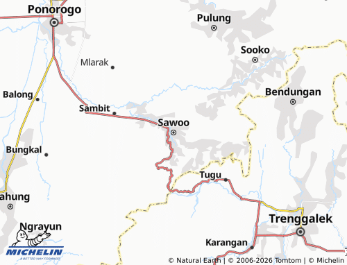 MICHELIN Sawoo map - ViaMichelin