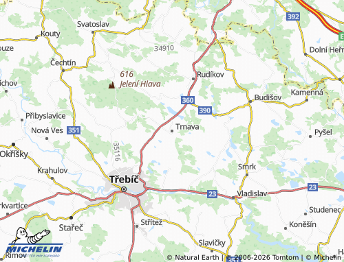 Mappa MICHELIN Trnava - ViaMichelin