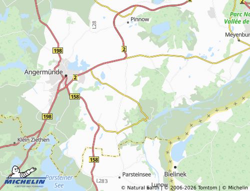 MICHELIN Crussow map - ViaMichelin