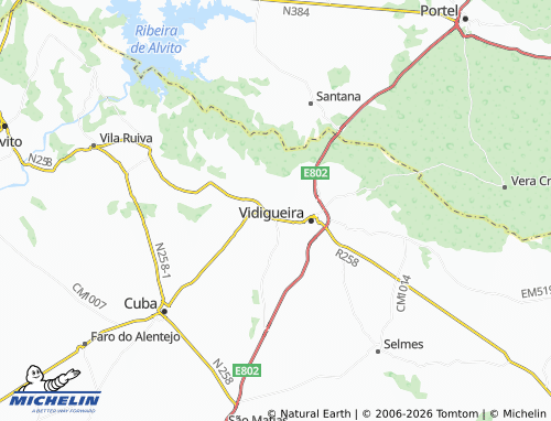 Mapa MICHELIN Vila de Frades - ViaMichelin