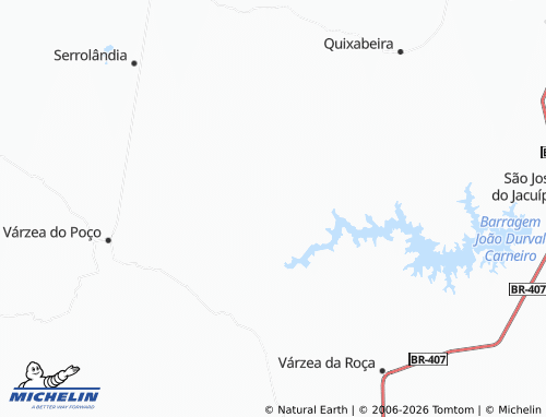 MICHELIN Maracujá map - ViaMichelin