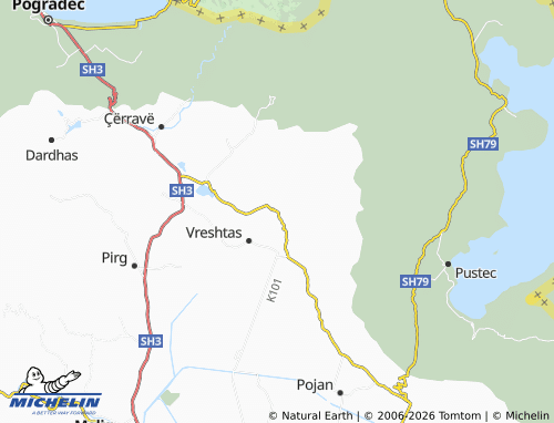 MICHELIN-Landkarte Podgorie - ViaMichelin