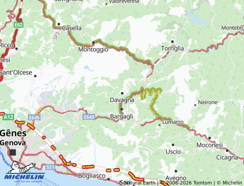 Mapa MICHELIN Davagna - ViaMichelin