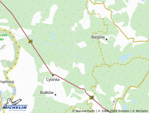 MICHELIN-Landkarte Sądów - ViaMichelin
