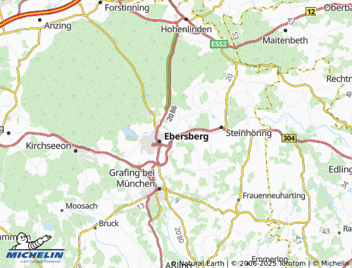 MICHELIN Altmannsberg map - ViaMichelin