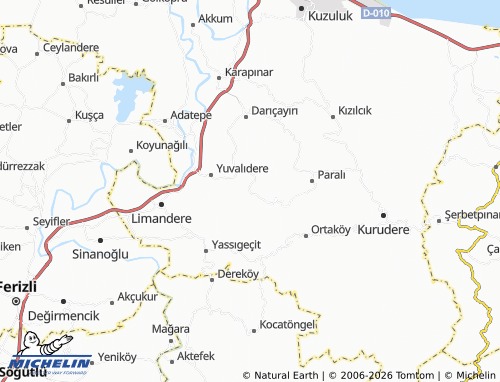 Mappa MICHELIN Çatalüvez - ViaMichelin