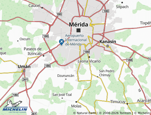 Mappa MICHELIN San José Tecoh Sur - ViaMichelin